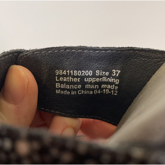 Dansko Sophie Womens Size EU 37 US 6.5-7‎ Black Metallic Strap Buckle Sandals - Picture 8 of 8